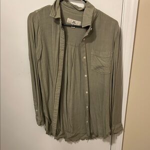 Women’s Olive Green Casual Shirt